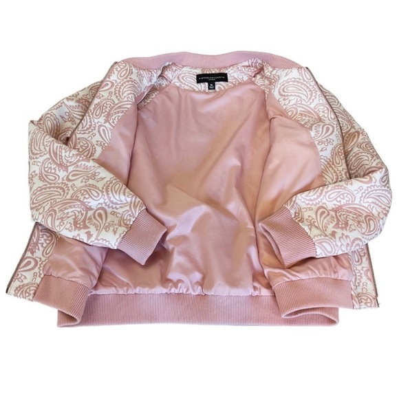 Victoria Beckham X Target Pink Paisley Bomber Jacket - Picture 2 of 7